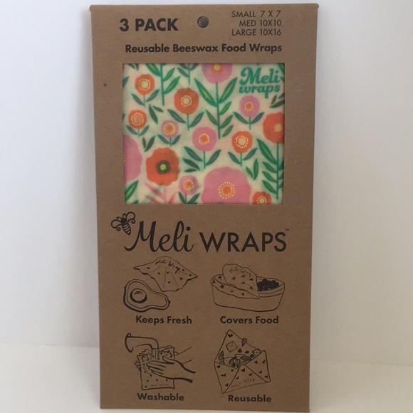 Meli Wraps Reusable Beeswax Food Wraps - Picture 1 of 7